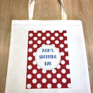 RED POLKA Shopper