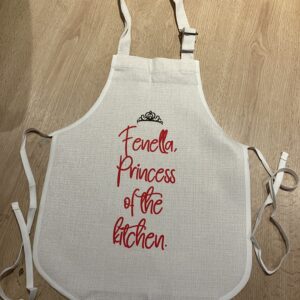 Child's - Princess, linen finish apron