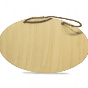 Wooden oval hanger